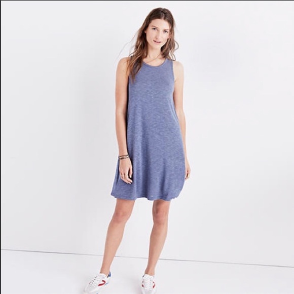 Madewell Dresses & Skirts - MADEWELL Highpoint Tank Dress in blue size small